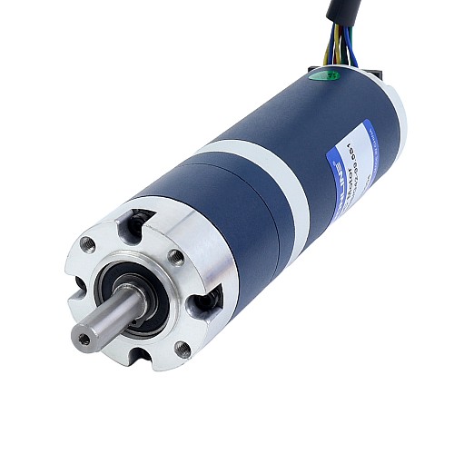 24V 30W 30RPM Geared Brushless DC Motor 6.90Nm(977.12oz.in) 99.5:1 Planetary Gearbox - M42B30-24P-30S/G42-99.5S1 | StepperOnline