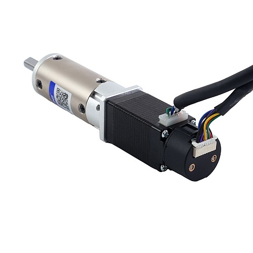 Moteur pas-à-pas Nema 8 à boucle fermée L=38mm avec réducteur planétaire série EG rapport 100:1 - 8HS15-0604D-E1000-EGS100 | StepperOnline