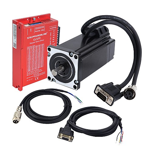 YS Series Kit CNC Moteur Pas à Pas en Closed Loop 1 Axe 4,00Nm(566,45oz.in) Moteur Nema 24 & Pilote - 1-CL57Y-S40 | StepperOnline