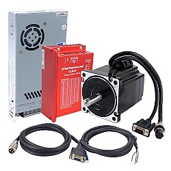 YS Series 1-Achsen 4,30Nm(608,93oz.in) Nema 34 Closed-Loop Schrittmotor-Kit mit Netzteil