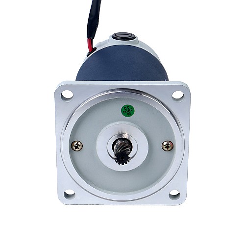 Gebürsteter 48V 250W 40,00Nm(5664,47oz.in) 9RPM mit 200:1 Stirnradgetriebe-Gleichstromgetriebemotor - F6D250-48GU-18S/6GU200K | StepperOnline