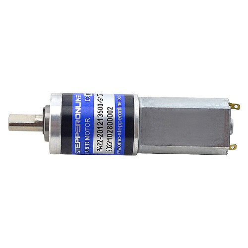 Motoriduttore 12V DC spazzolato 1.1Kg.cm/98RPM w/ 107:1 Riduttore Epicicloidale