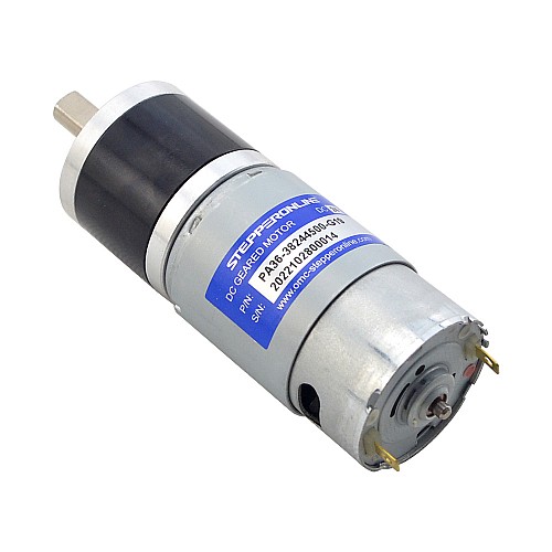 Brushed 24V DC Gear Motor 3.4Kg.cm/172RPM w/ 19.2:1 Planetary Gearbox