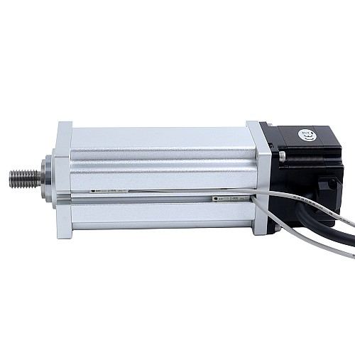 Nema 23 Vite a Ricircolo di Sfere Cilindro Elettrico 3.0A Corsa 200mm 0.8Nm(113.29oz.in) Passo 2mm(0.07874) con Finecorsa - LCB23S18BAL30-200D | StepperOnline