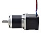 Nema 17 Moteur pas à pas L=39mm Rapport de vitesse 100:1 Réducteur planétaire série MG