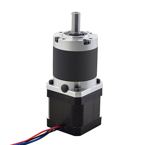 Nema 17 Moteur pas à pas L=39mm Rapport de vitesse 100:1 Réducteur planétaire série MG