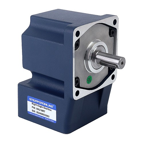 Gebürsteter 12V 90W 2,04Nm(288,89oz.in) 300RPM mit 10:1 rechtwinkligem Gleichstromgetriebemotor - F5D90-12GU-30S/5GU10RT | StepperOnline