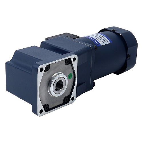 120W 110VAC 60Hz 7,5RPM 40,00Nm(5664,47oz.in) Flangia 90mm Motore a induzione CA monofase ad albero cavo con riduttore ad angolo retto - 5IK120GU-AFT/5GU180RC | StepperOnline