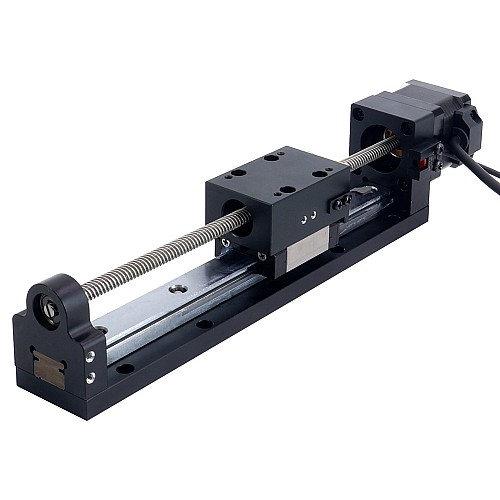Nema 14 Stepper Lead Screw Linear Actuator 1.5A Stroke 120mm 0.14Nm(19.83oz.in) Lead 6.35mm(0.25) with Sensor - LMD14S13RF15-120 | StepperOnline