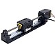 Nema 11 Actuador lineal con tornillo de avance 1.0A Carrera 100mm 0.05Nm(7.08oz.in) Plomo 2.54mm(0.1) con sensor