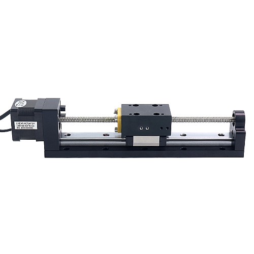 Nema 14 Stepper Lead Screw Linear Actuator 1.5A Stroke 120mm 0.14Nm(19.83oz.in) Lead 2.54mm(0.1) with Sensor - LMD14S13GF15-120 | StepperOnline