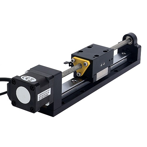 Nema 14 Stepper Lead Screw Linear Actuator 1.5A Stroke 120mm 0.14Nm(19.83oz.in) Lead 2.54mm(0.1) with Sensor - LMD14S13GF15-120 | StepperOnline