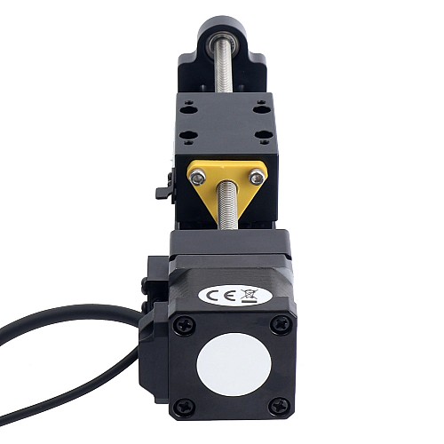 Nema 14 Stepper Lead Screw Linear Actuator 1.5A Stroke 120mm 0.14Nm(19.83oz.in) Lead 2.54mm(0.1) with Sensor - LMD14S13GF15-120 | StepperOnline