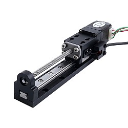 Actionneur linéaire à vis à billes pour moteur Nema 8 0.5A Course 60mm 0.01Nm(1.42oz.in) Pas 2mm(0.07874")