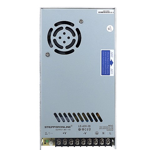 Kit router CNC con motore passo-passo Alimentazione a commutazione 400W 36V 11.0A 115/230V - LE-400-36 | StepperOnline