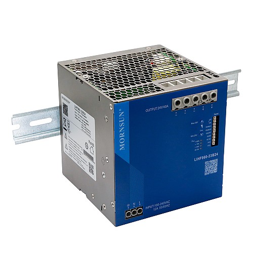 960W 48V 20.0A 85-277VAC/120-390VDC DIN Rail Switching Power Supply with PFC Function