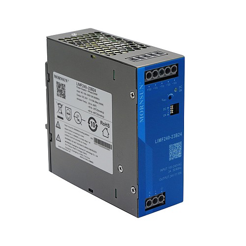 240W 12V 16.0A 85-277VAC/120-390VDC DIN Rail Switching Power Supply with PFC Function