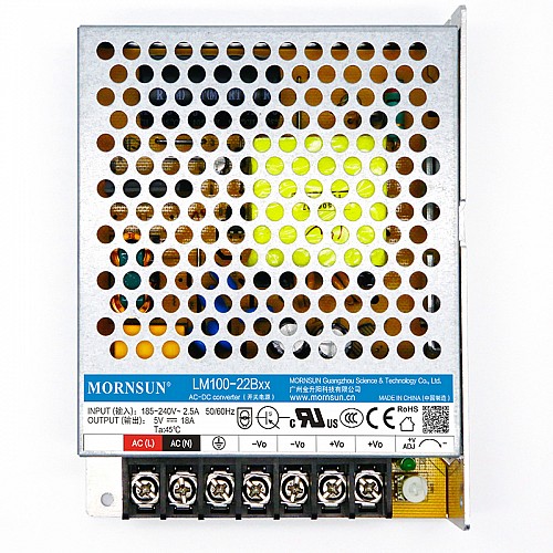 100W 5V 18.0A 165-264VAC/200-370VDC Fuente de alimentación conmutada