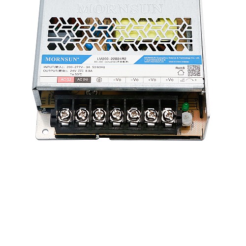 200W 24V 8.8A 176-305VAC/240-430VDC スイッチング電源