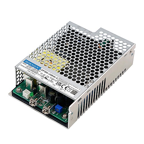 350W 48V 7.3A 90-264VAC/127-370VDC Switching Power Supply with PFC Function & Natural & Forced Cooling
