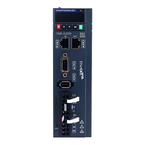 750-W-EtherCAT-AC-Servomotor-Kit der A6-Serie, 3000rpm, 2,39Nm, 17-Bit-Absolutwertgeber IP67 - A6-EC750H2A1-M17 | StepperOnline