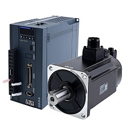 A6 Serie 2000W RS485 AC Servomotor Kit 3000rpm 6,37Nm mit Bremse 17-Bit Absolutgeber IP67