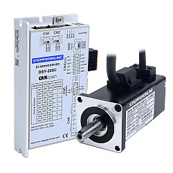 DSY Series 100W CANopen DC Servo Motor 24-70VDC 0.318Nm 3000rpm 17-Bit Incremental Encoder IP65