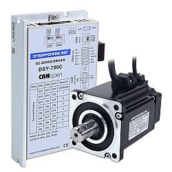 DSY Series 750W CANopen DC Servo Motor 24-70VDC 2.39Nm 3000rpm 17-Bit Incremental Encoder IP65