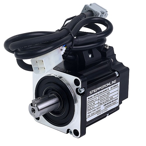 DSY Series 200W CANopen DC Servo Motor 24-70VDC 0.637Nm 3000rpm 17-Bit Incremental Encoder IP65 - DSY-C200L2A2-M17S | StepperOnline