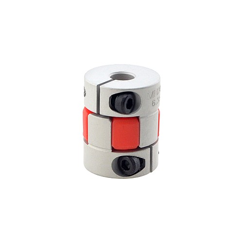 6.35mm - 8mm Flexible Jaw Coupling 20x25mm CNC Stepper Motor Shaft Coupler - MH2025-6.35-8 | StepperOnline