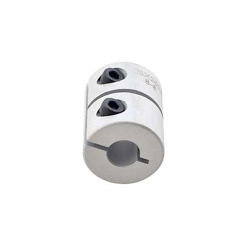 8mm - 8mm Couplage rigide 20x25mm CNC Moteur pas à pas Rainure de clavette Coupleur darbre