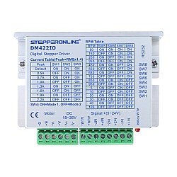 Driver per motore passo-passo con controllo input/output 0-2,2A 18-36V CC per motori passo-passo Nema 11, 14, 17