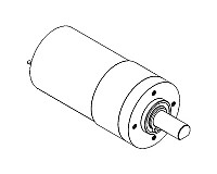DC Gear Motor with Planetary Gearbox