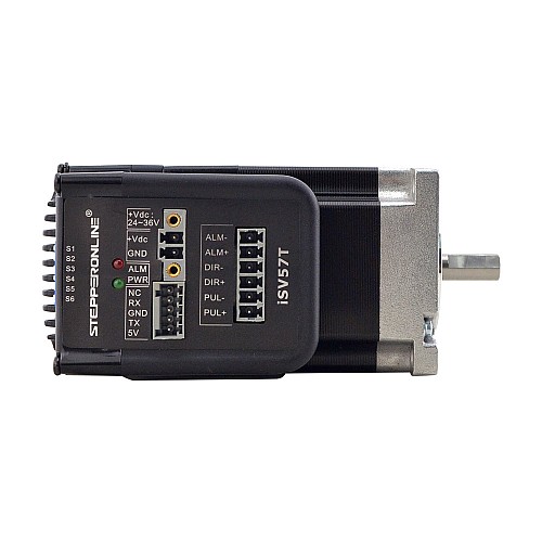 Servomoteur facile intégré NEMA 23 90W 3000rpm 0.3Nm(42.49oz.in) Servomoteur 20-50VDC - Arbre court