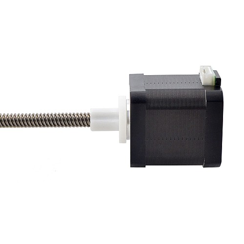 Motor paso a paso lineal Acme externo Nema 17 1.68A 48mm Cable de tornillo de pila 8mm(0.31496) Longitud del cable 300mm