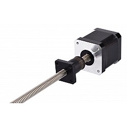 Dado a vite anti-gioco Nema 17 Esterno 48mm Stack 0.4A Piombo 2mm(0.07874") Lunghezza 300mm