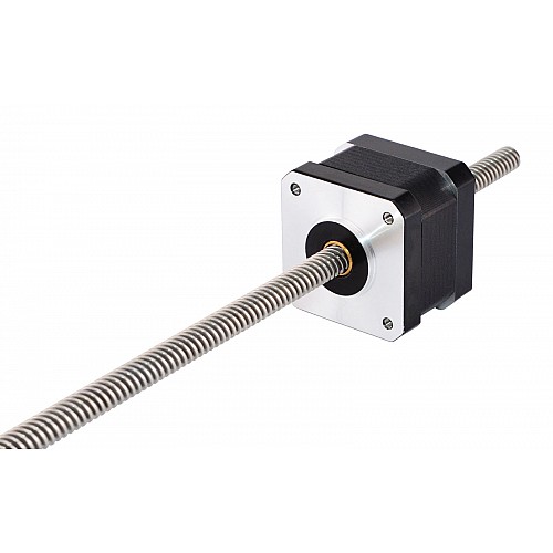 Nema 17 Non captif 26Ncm(36.81oz.in) 34mm Pile 0.4A Plomb 8mm(0.31496) Longueur 320mm