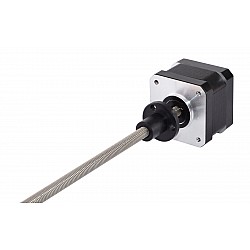 Nema 17 Externe 34mm Pile 0.4A Câble 2mm(0.07874") Longueur 150mm