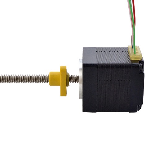 Motor lineal Acme externo NEMA 11 1.0A 32,2mm Cable de tornillo de pila 1,27mm(0,05)