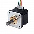 Nema 17 Externer 34mm Stapel 0,4A Leitung 8mm(0,31496") Länge 32mm