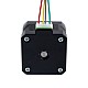 Nema 17 Externer 34mm Stapel 0,4A Leitung 8mm(0,31496") Länge 32mm - 17E13S0404MB4-032RB | StepperOnline