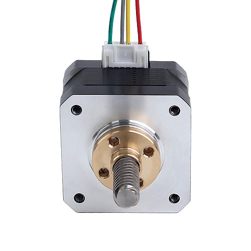 Nema 17 Externer 34mm Stapel 0,4A Leitung 8mm(0,31496") Länge 32mm - 17E13S0404MB4-032RB | StepperOnline