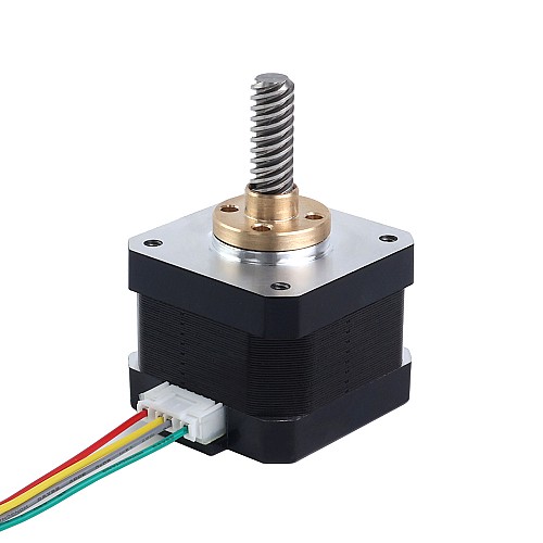 Nema 17 Externer 34mm Stapel 0,4A Leitung 8mm(0,31496") Länge 32mm - 17E13S0404MB4-032RB | StepperOnline