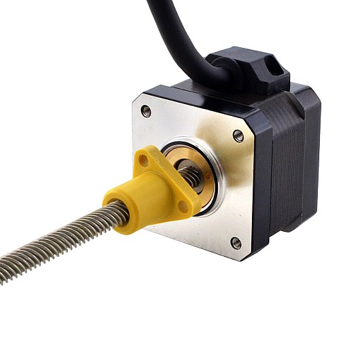 NEMA 17 External Acme Motore lineare 1.5A 34mm Lunghezza del corpo Pista 12.7mm(0.5)