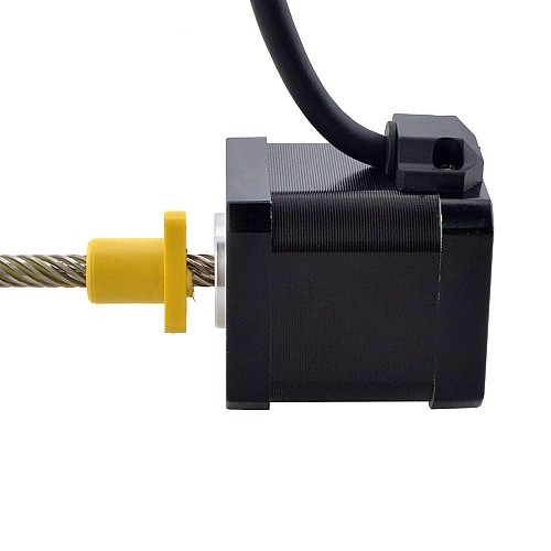 Motor lineal Acme externo NEMA 17 2.5A 48mm Cable de tornillo de pila 25.4mm(1)