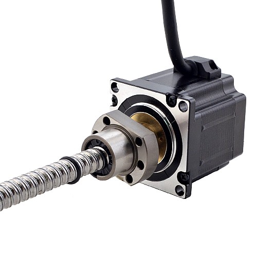 Motore lineare con vite a sfere esterna NEMA 23 3,0A 56mm Cavo vite impilabile 5mm(0,1969)