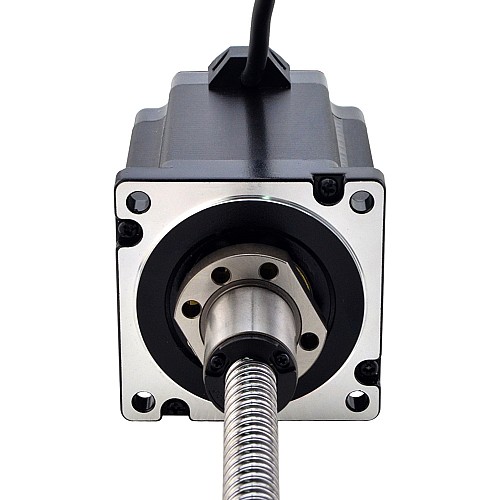 NEMA 34 Motor lineal de tornillo de bola externo 8Nm(1132.90oz.in) 6.0A 114mm Cable de tornillo de pila 10mm(0.3937)