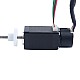 NEMA 8 Externer Trapezgewinde-Linear-Schrittmotor 0,5A 38mm Stack Schraubensteigung 1mm(0,03937") mit Optischem Inkrementalgeber 1000PPR - 8E15S0504SC4-100RS-OE1K | StepperOnline