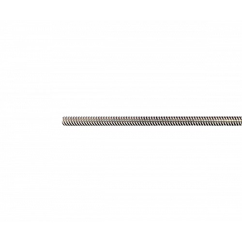 500mm 6.35mm Diametro 2mm Pitch Threaded Rod Vite a Strisciamento