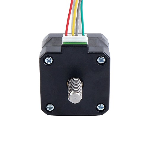 Nema 17 Non captif 26Ncm(36,81oz.in) 34mm Empilement 0,4A Fil 8mm(0,31496") Longueur 320mm - 17N13S0404MB4-320RS | StepperOnline